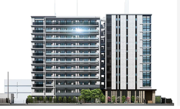 ルネ江坂 江の木町　外観完成予想図3