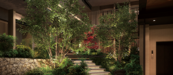 ローレルコート大井町　中庭