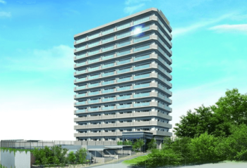 アルバガーデン朝倉街道　外観完成予想図