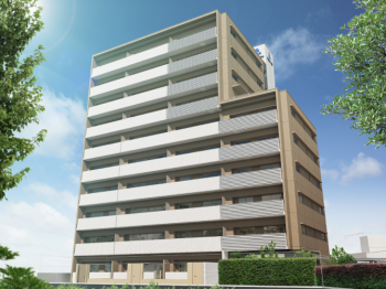 アルファスマート南国　外観完成予想図1