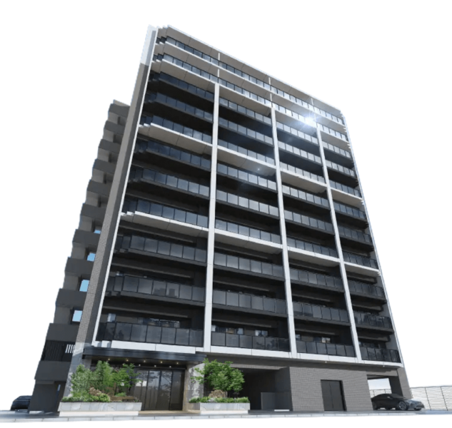 ファイル:サンパーク佐伯駅前レジデンス 外観完成予想図.png