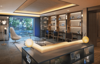 プレミスト江坂　ラウンジ完成予想図