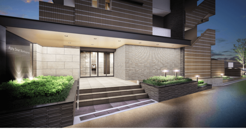 ファイル:アルファスマート西二見駅 エントエランスアプローチ完成予想図.png