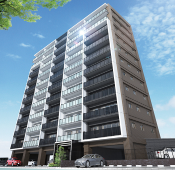 サンパーク箱崎東グラッセ　外観完成予想CG