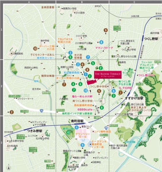 ファイル:ザ ブルームテラスエントランス周辺施設(3).jpg