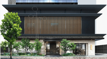 パークホームズ市川真間　エントエランスアプローチ完成予想図