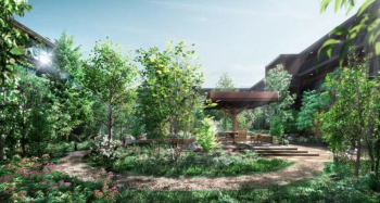 ルネグラン上石神井　中庭完成予想図