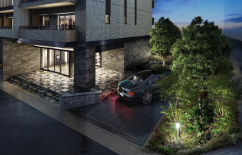 レーベン長崎 ONE LUXE　エントエランスアプローチ完成予想図