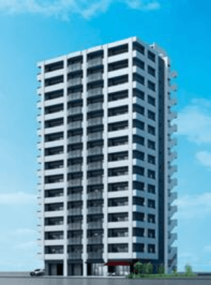 イーグルコート大津におの浜フロント　外観完成予想図