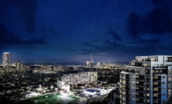 ウェルグラン姪浜マリナヒルズ　周辺航空写真CG合成