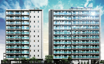 エクセレントシティ横浜桜木町プロジェクト　外観完成予想図2