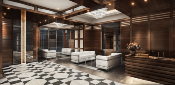 クレアホームズ番町 ザ・パークフロントタワー　エントランスホール完成予想図1