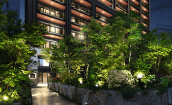 グランフォーレ大橋駅前レジデンス　エントエランスアプローチ完成予想図