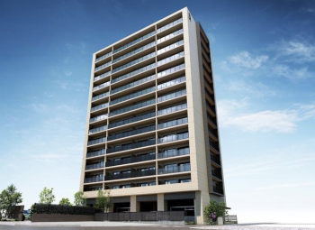 ビ・ウェル菜園場パークフロント　外観完成予想図