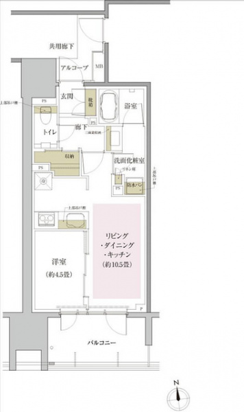 ファイル:プラウド新宿牛込柳町Jタイプ 40.02㎡.jpg