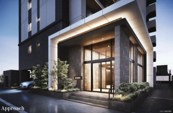 プラネスト大財ザ・ルクス　エントエランスアプローチ完成予想図