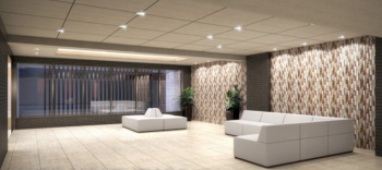 プレシス本厚木ソルティエ　エントランスホール完成予想図