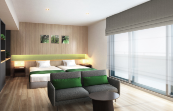 プレミスト札幌ステーション URBAN SEED　ゲストルーム完成予想CG