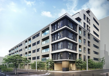 プレミスト横濱反町　外観完成予想CG