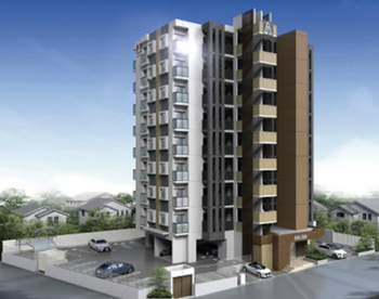 オークランド苅田京町エクスタージュ　外観完成予想CG2