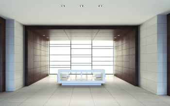 プレミスト本厚木　ウェルカムラウンジ完成予想CG