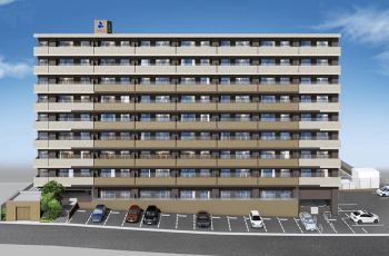 アルファスマート筑紫駅　外観完成予想図2