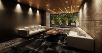 ポレスター鶴岡駅前プレミア　ラウンジ完成予想図