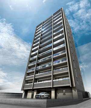 レーベン北24条 THE RESILIA（ザ・レジリア）　外観完成予想図2