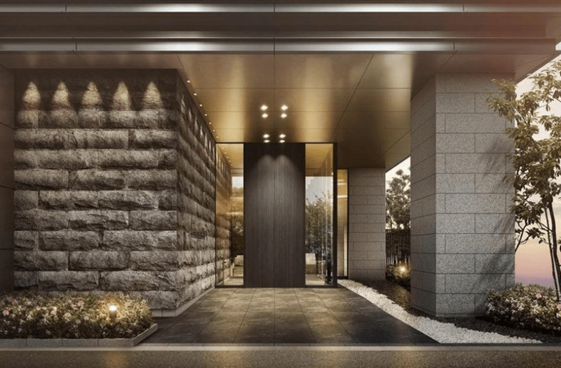 ファイル:ローレルコート茨木舟木町 エントランスアプローチ完成予想図.png