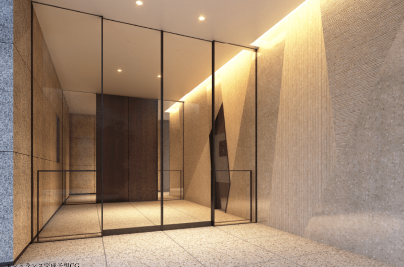 ファイル:（仮称）渋谷二丁目プロジェクト エントランス完成予想CG.png