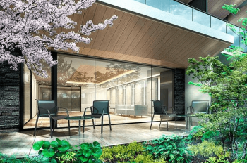 アールブラン武蔵新城　テラス完成予想図