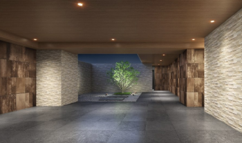 クリオ大野城駅前　エントエランスホール完成予想図