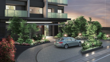 サングレート博多ロイヤルマークス　エントランスアプローチ完成予想CG