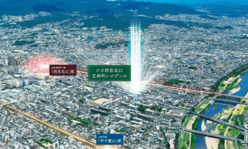 ジオ西宮北口 瓦林町レジデンス　周辺写真CG合成