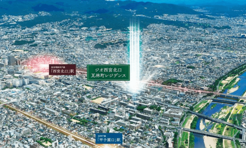 ファイル:ジオ西宮北口 瓦林町レジデンス 周辺写真CG合成.png