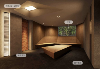 プラウド京都四条堀川　エントランスホール完成予想CG