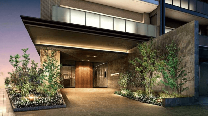 ファイル:ポレスター中仙道テラス エントエランスアプローチ完成予想図.png