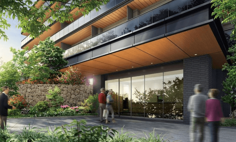 ファイル:マスターズマンション苦楽園 中楽坊 エントランスアプローチ完成予想図.png