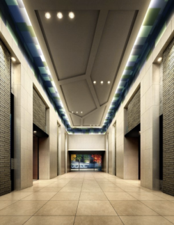 ヨコハマ シンミライ プロジェクト　エントランスホール完成予想CG