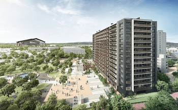 レ・ジェイド北海道北広島　外観完成予想図3