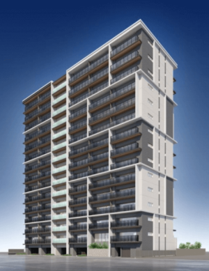 レ・ジェイド掛川駅前　外観完成予想図2