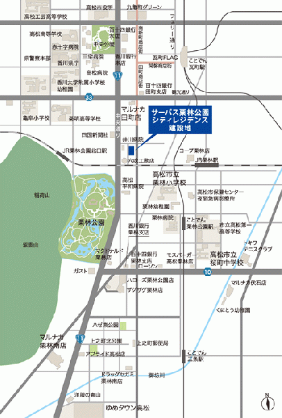 ファイル:周辺案内図 栗林160930.gif