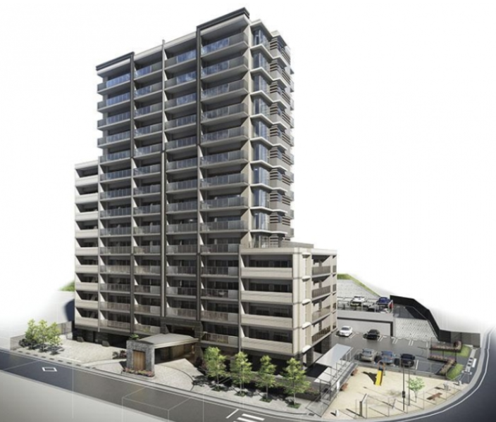 ファイル:アルビオ・ガーデン古江東町 外観完成予想CG1.png