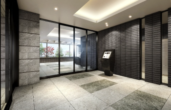 アルファステイツ下松駅III　エントエランスホール完成予想図