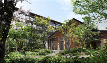 グランドメゾン武蔵小杉の杜　外観・中庭 完成予想図