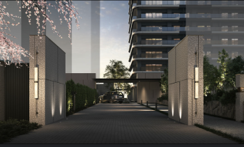 グランドメゾンOne 大濠 Park　エントエランスアプローチ完成予想図