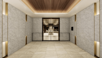 サンウッド瀬田一丁目　風除室完成予想図