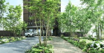 デュオヒルズ大府ザ・マークス　エントエランスアプローチ完成予想図