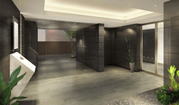 ロイヤルガーデン追手筋　エントランスホール完成予想CG