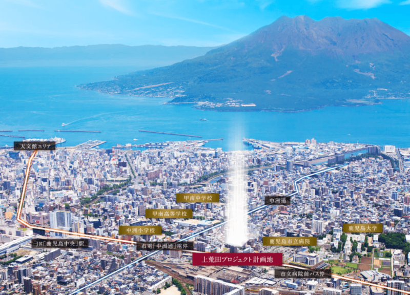 ファイル:クレアホームズ上荒田ザ・ガーデン 周辺写真CG合成.png